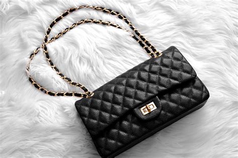 faux sac à main noir chanel|Chanel flap bag dupe.